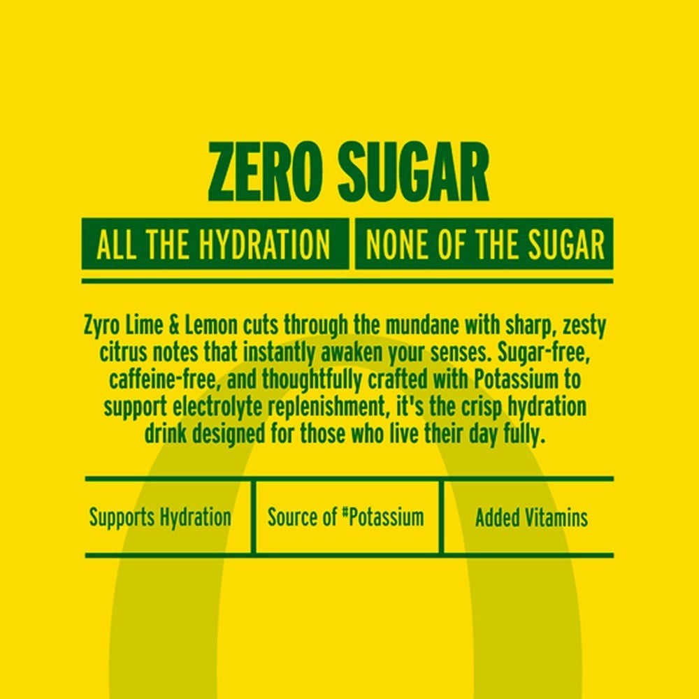 Zyro by Karan Aujla Zero Sugar Hydration Drink - Lime & Lemon
