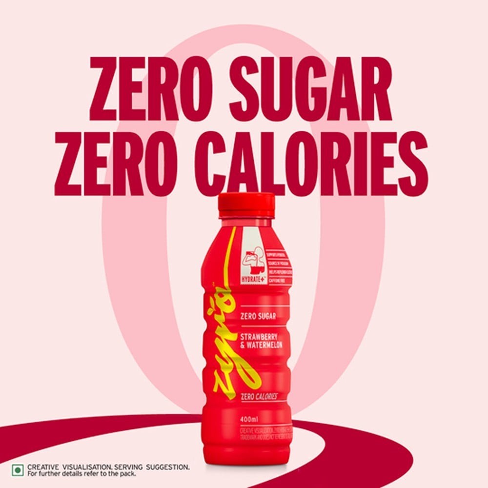 Zyro by Karan Aujla Zero Sugar Hydration Drink - Strawberry & Watermelon