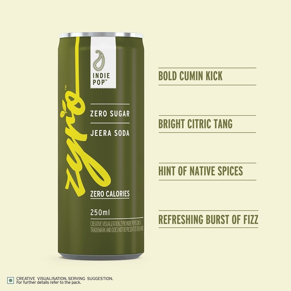 Zyro by Karan Aujla Zero Sugar Jeera Masala Soda