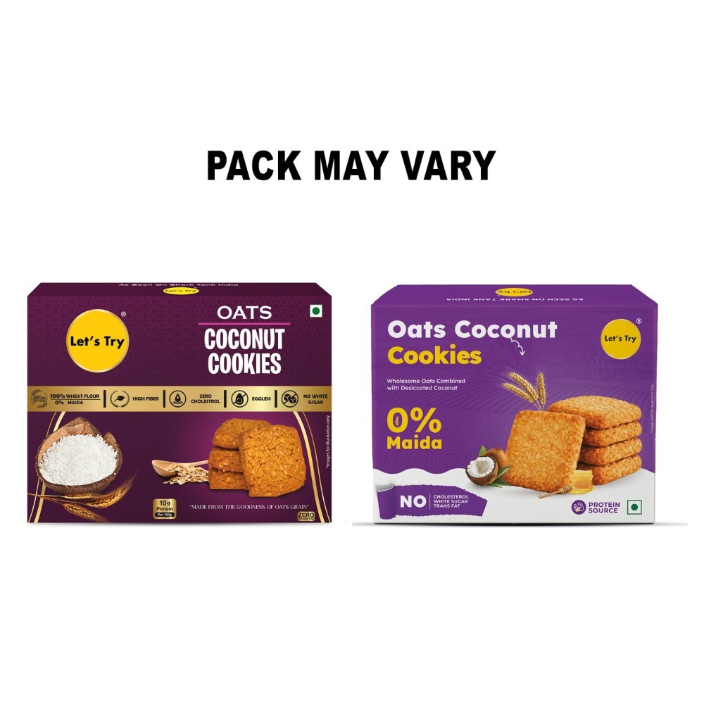 Let's Try Oats Coconut Cookies