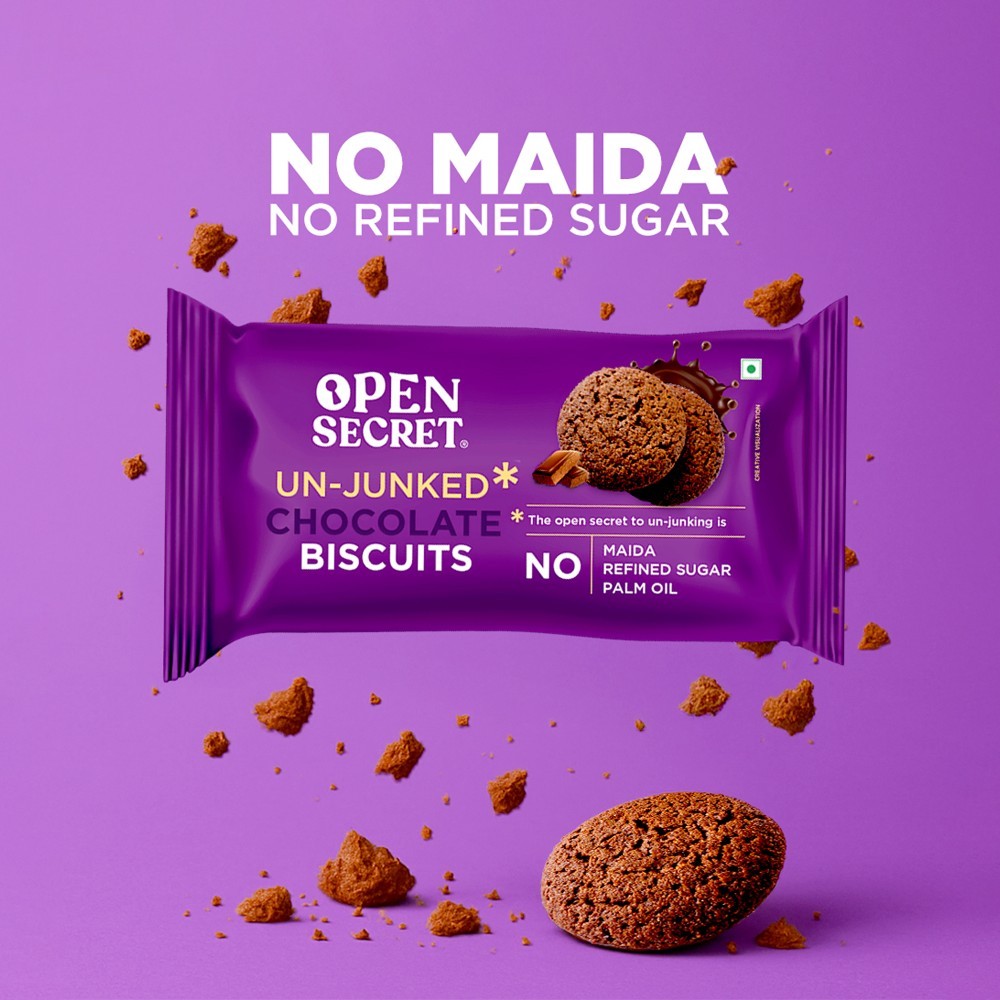 Open Secret No Maida Healthy Chocolate Biscuit Cookies
