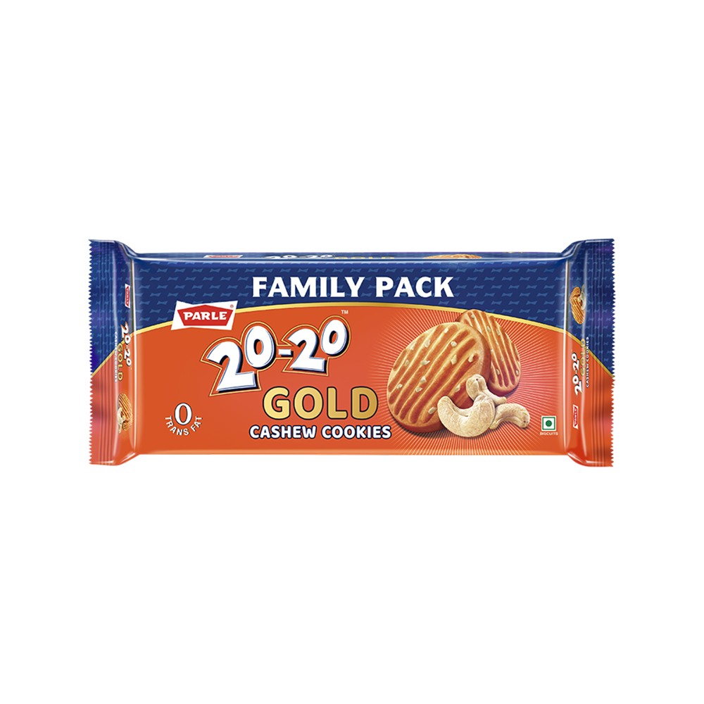 Parle 20-20 Gold Cashew Cookies