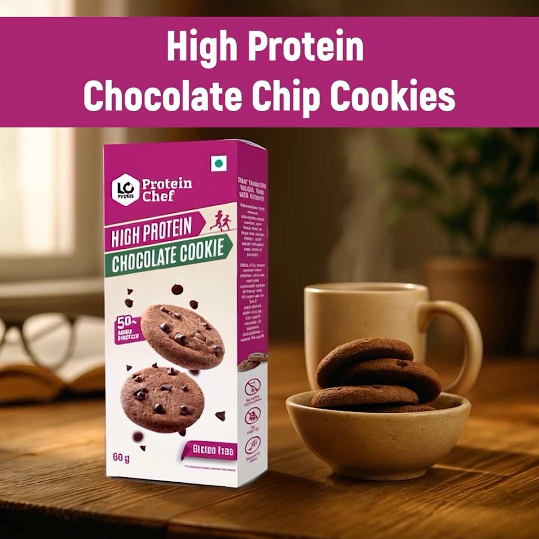 Protein Chef High Protein Oats Chocolate Chip Cookies Gluten Free