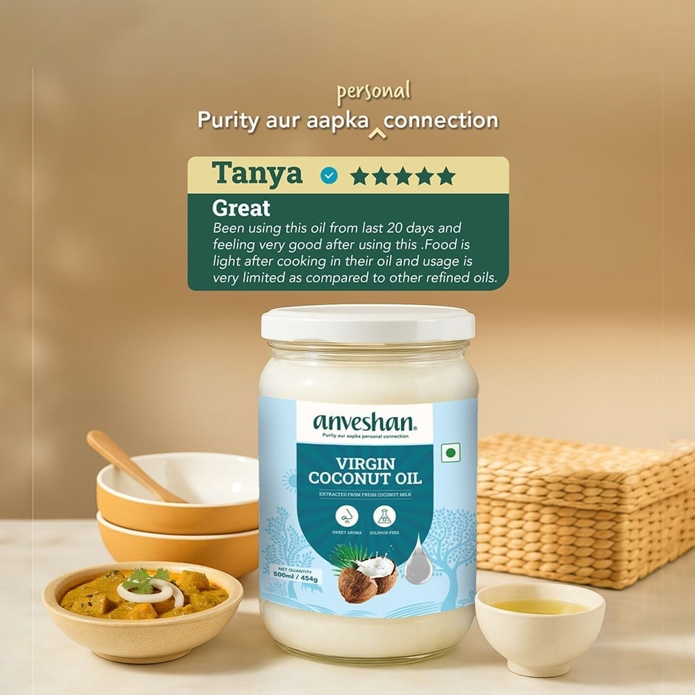 Anveshan Cold Pressed Virgin Coconut Oil