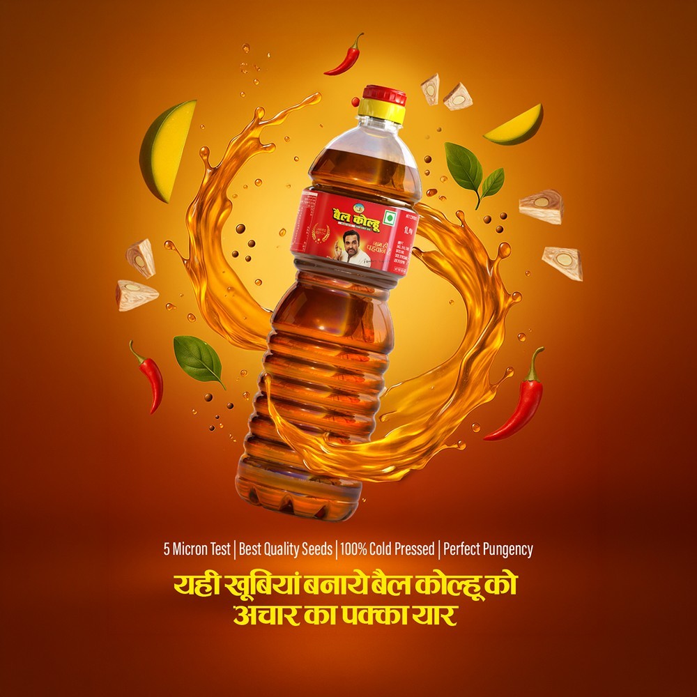 Bail Kolhu Kachi Ghani Mustard Oil