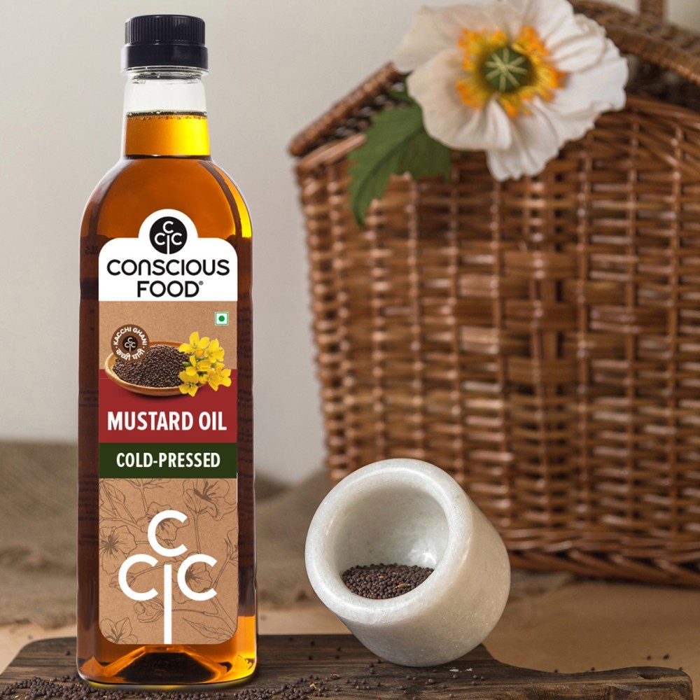 Conscious Food Cold Pressed Mustard Oil