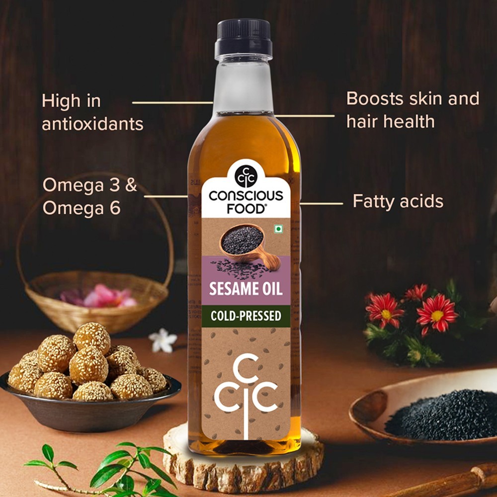 Conscious Food Cold Pressed Sesame Oil