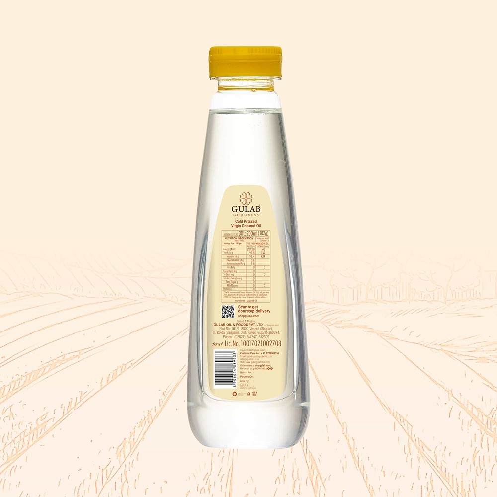 Gulab Cold Pressed Virgin Coconut Oil