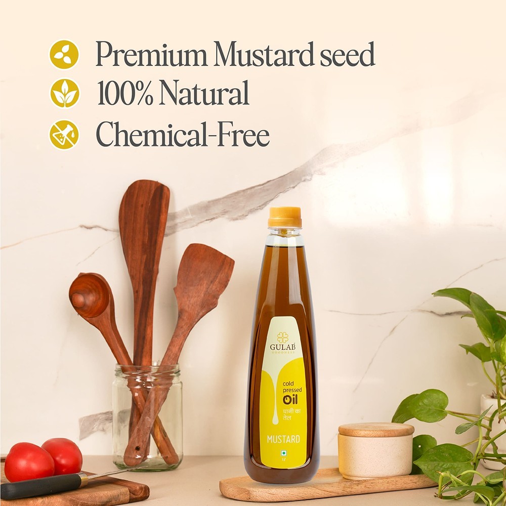 Gulab Premium Cold Pressed Mustard Oil
