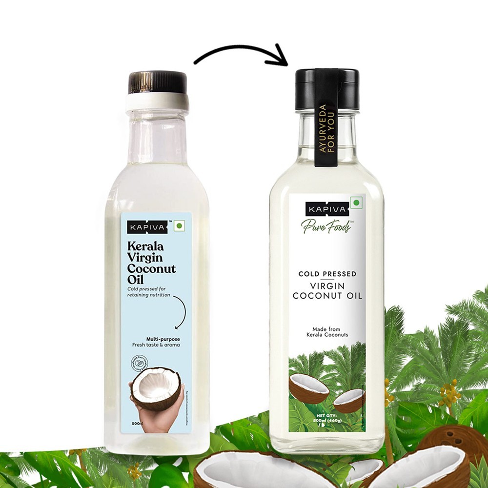 Kapiva Kerala Cold Pressed Virgin Coconut Oil