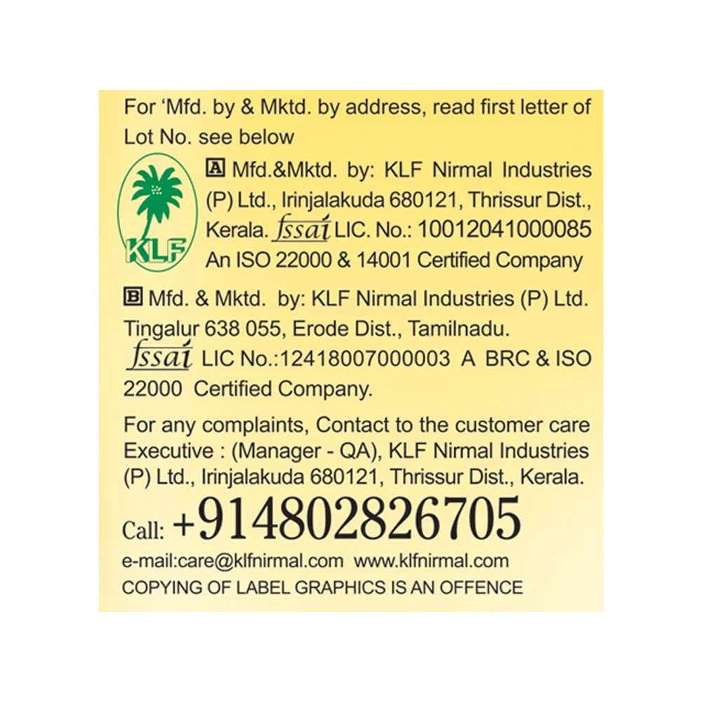KLF Coconad 100 % Edible Coconut Oil