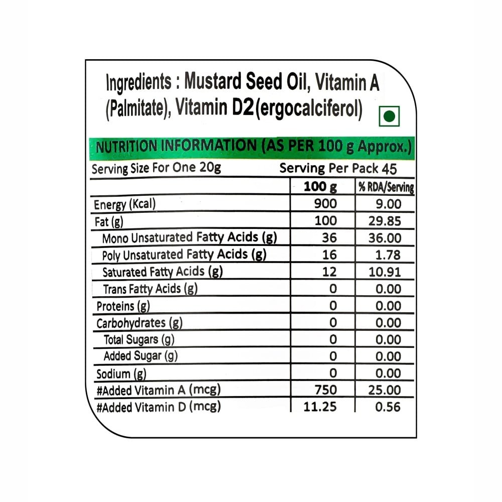 Pansari Kacchi Ghani Mustard Oil