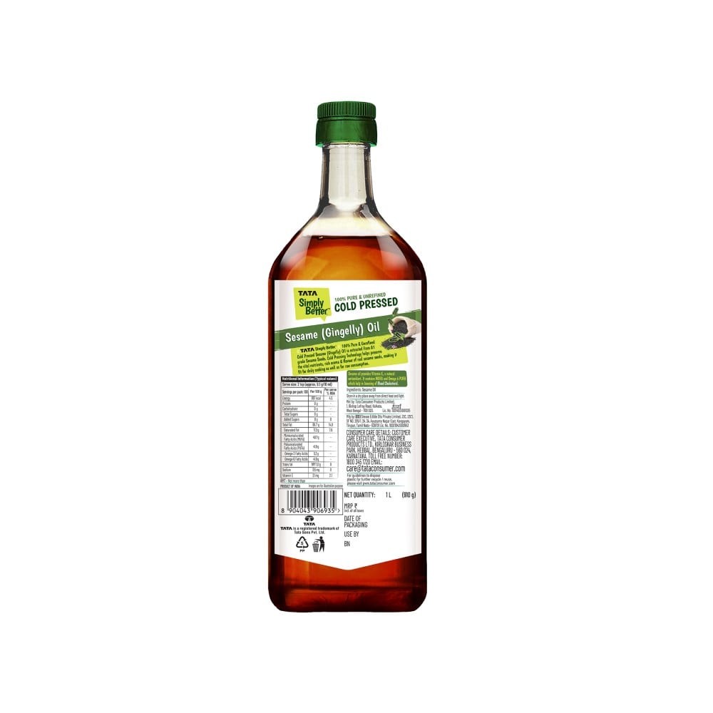 Tata Simply Better Cold Pressed Sesame Oil /Til Oil
