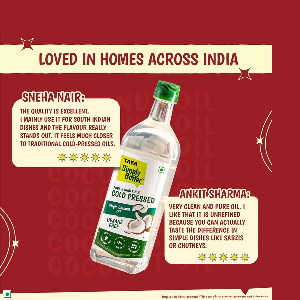 Tata Simply Better Pure Cold Pressed Virgin Coconut Oil