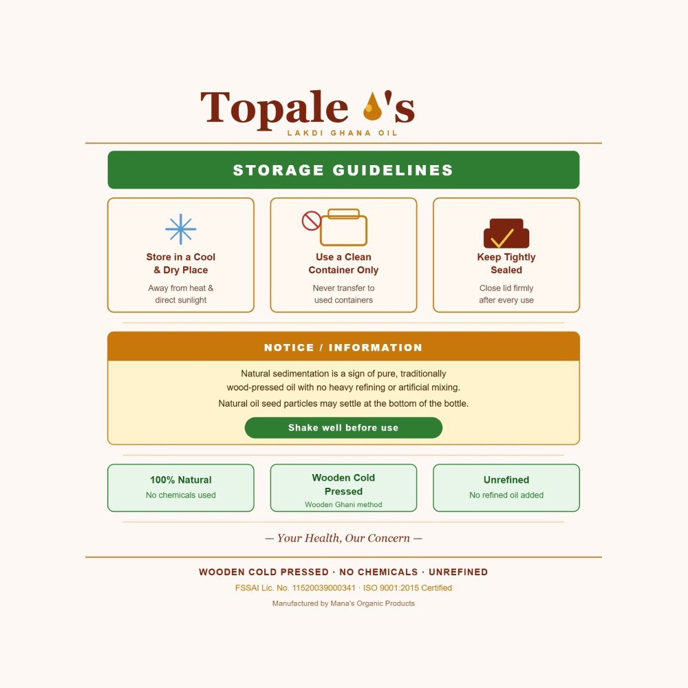 Topale's Pure Cold Pressed Virgin Coconut Oil