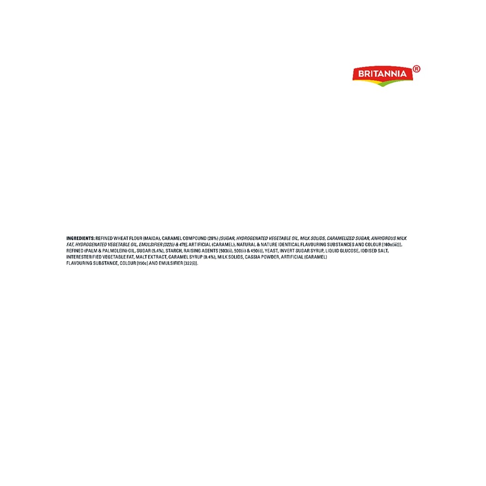 Britannia 5050 Caramel Sandwich Cream Biscuits