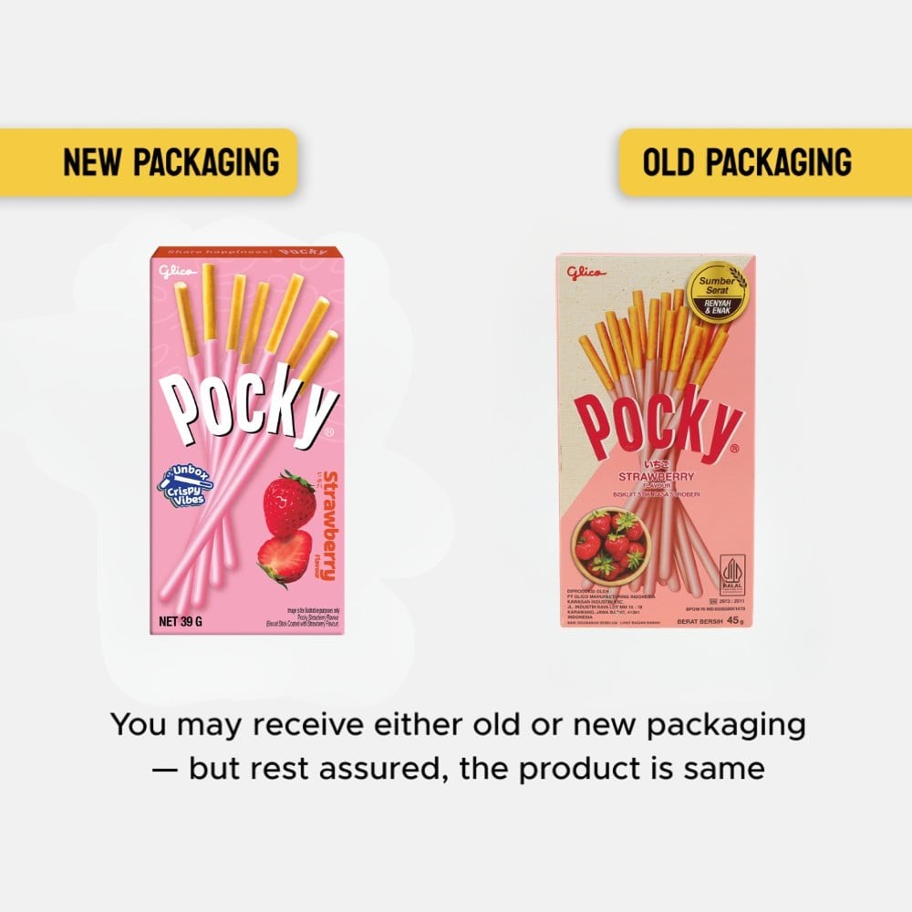 Pocky Strawberry Flavour Biscuit Sticks