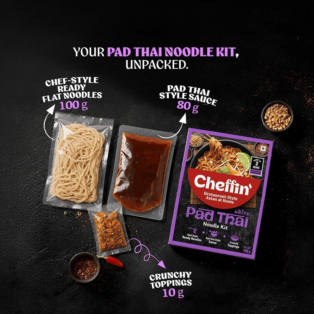 Cheffin Pad Thai Flavoured Instant Noodles Kit
