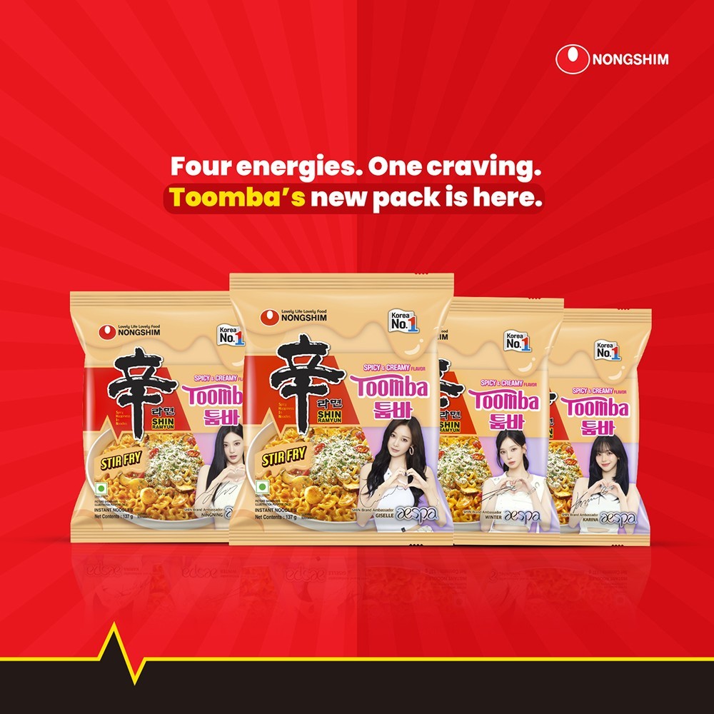 Nongshim Shin Ramyun Toomba Instant Noodles (Spicy & Creamy)