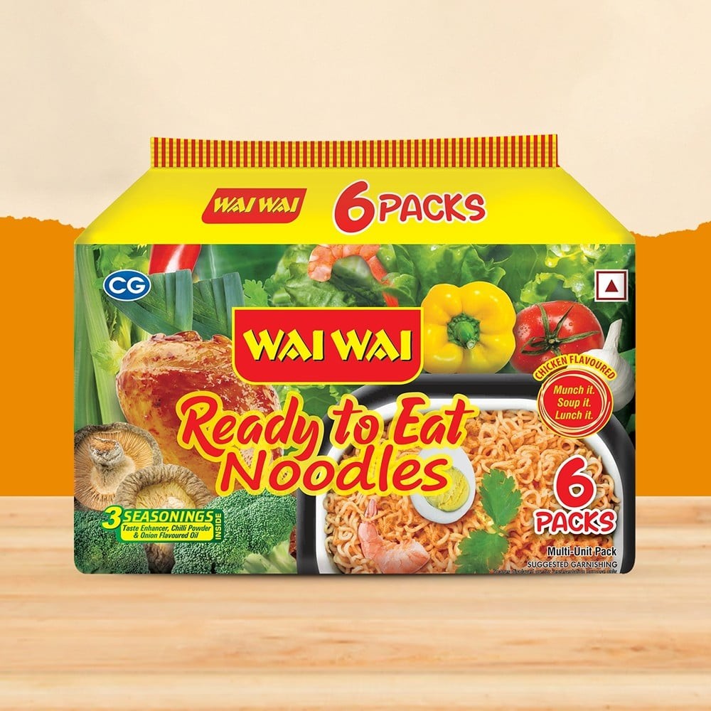 Wai Wai Ready To Eat Chicken Noodles