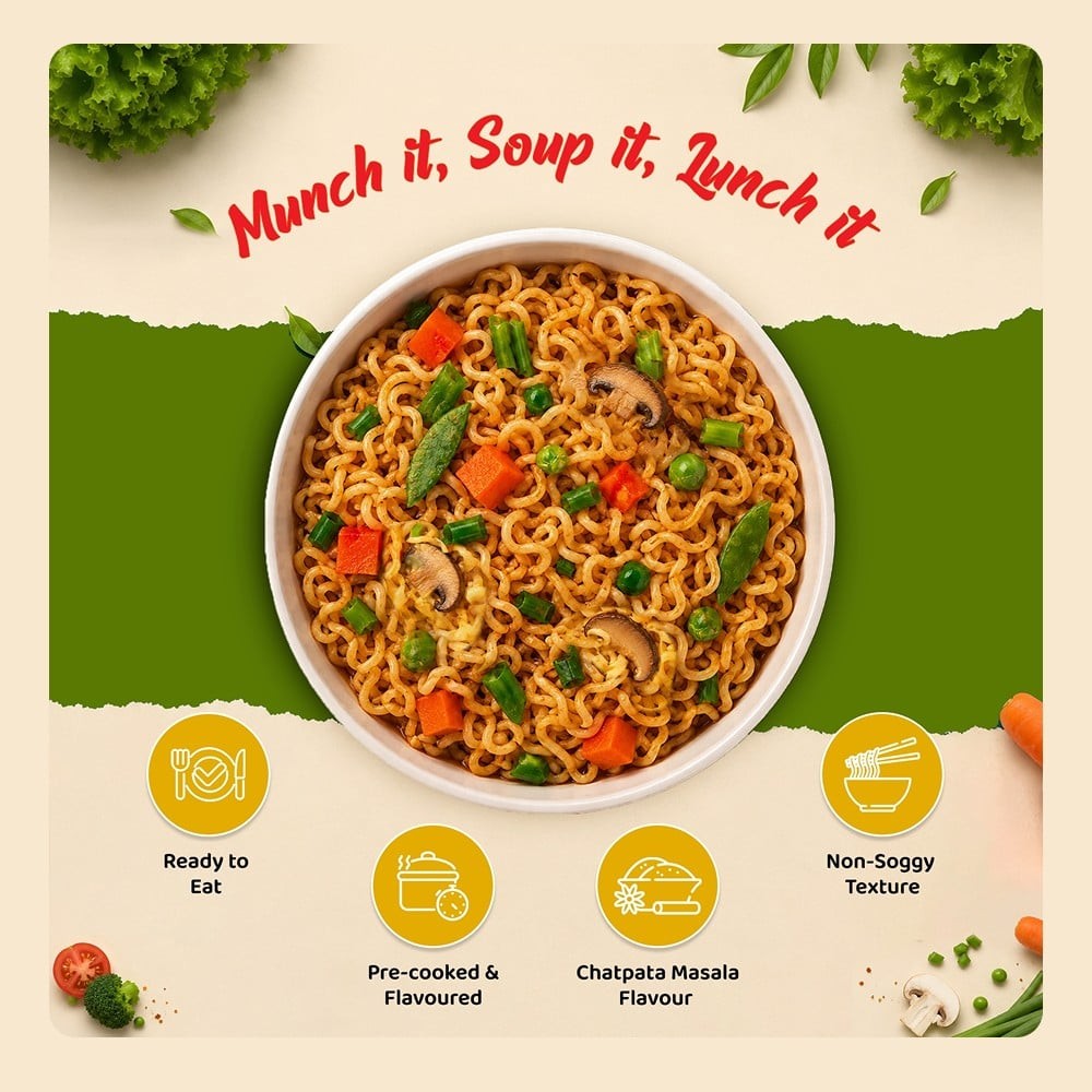 Wai Wai Ready To Eat Veg Masala Noodles