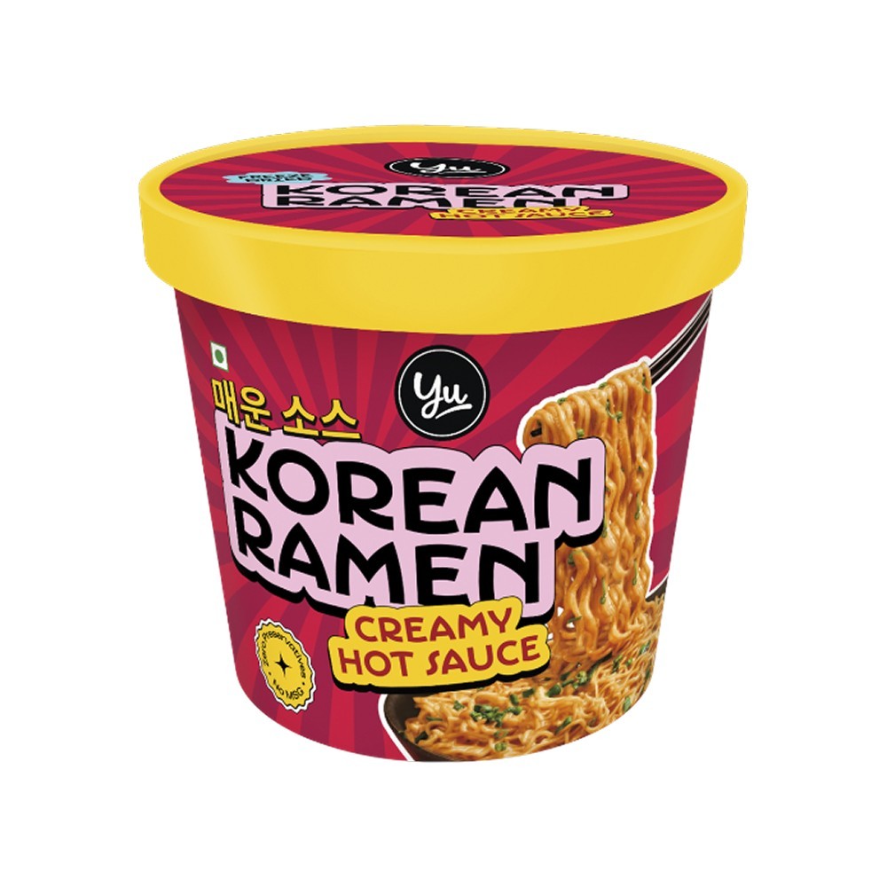 Yu Creamy Hot Sauce Korean Ramen Cup Noodles