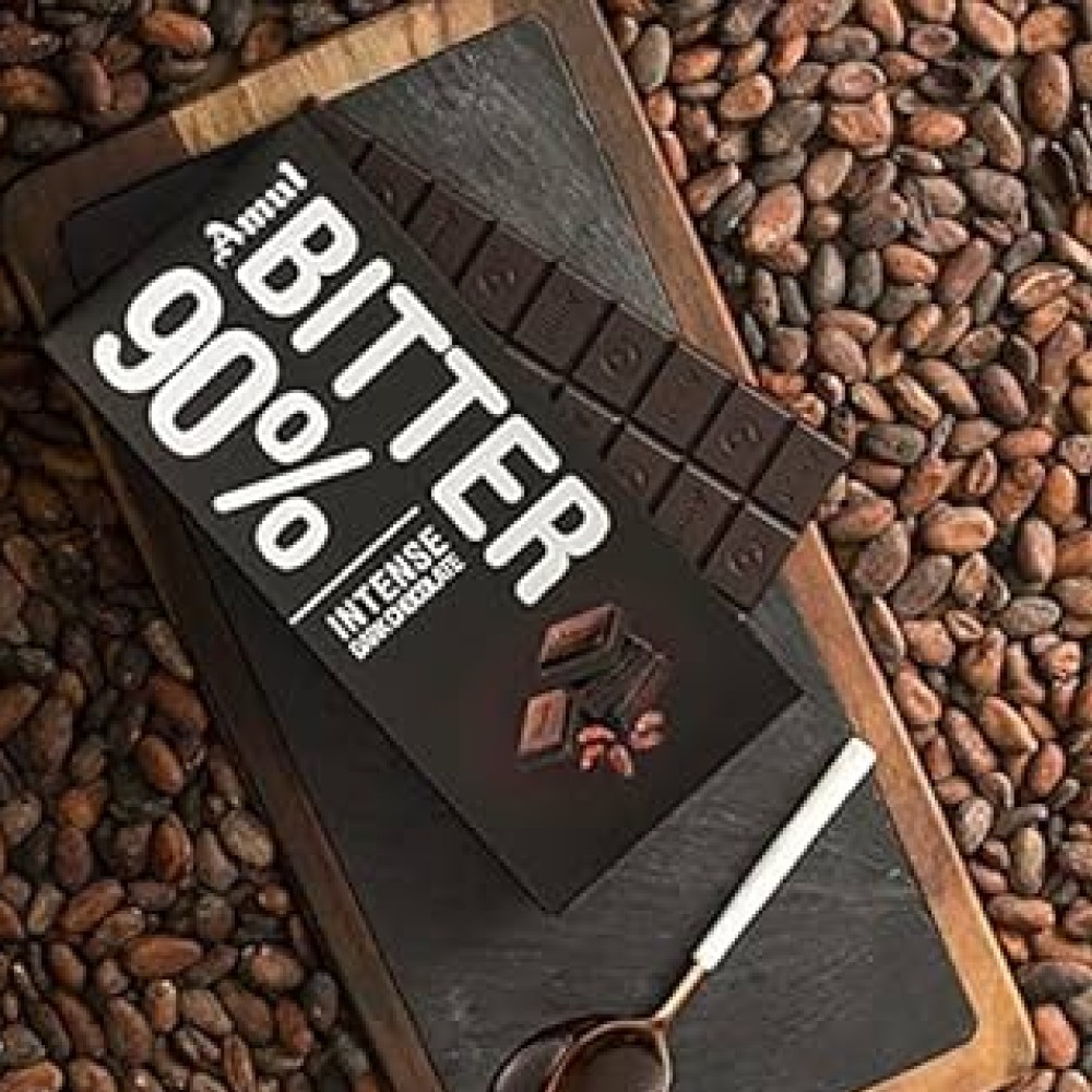 Amul 90% Bitter Dark Chocolate Bar