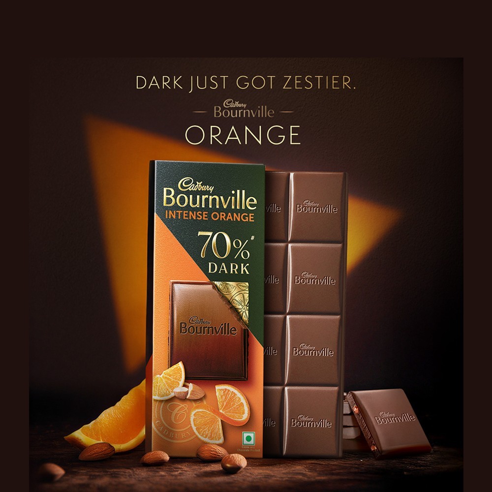 Cadbury Bournville Intense Orange 70% Dark Chocolate Bar