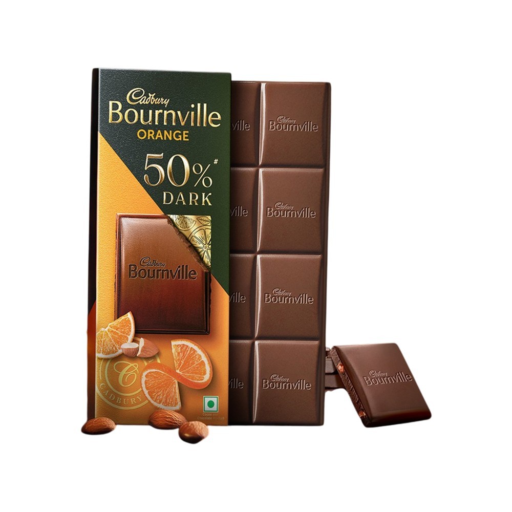 Cadbury Bournville Orange 50% Dark Chocolate Bar