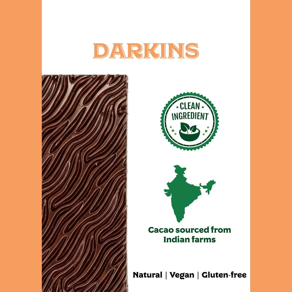 Darkins Roasted Almonds 70% Dark Chocolate