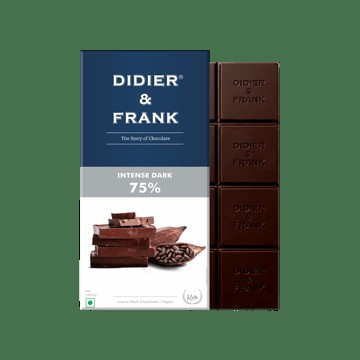 Didier & Frank 75% Intense Dark Chocolate Bar