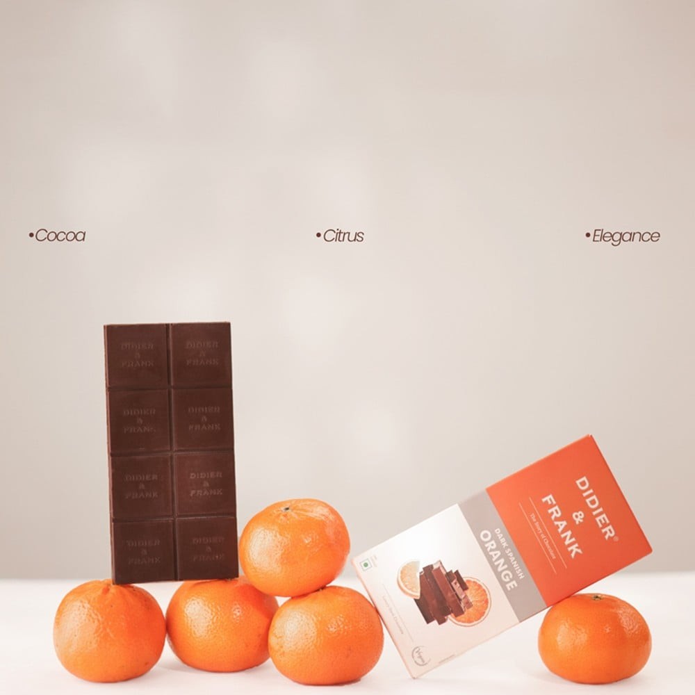 Didier & Frank Orange Dark Chocolate Bar