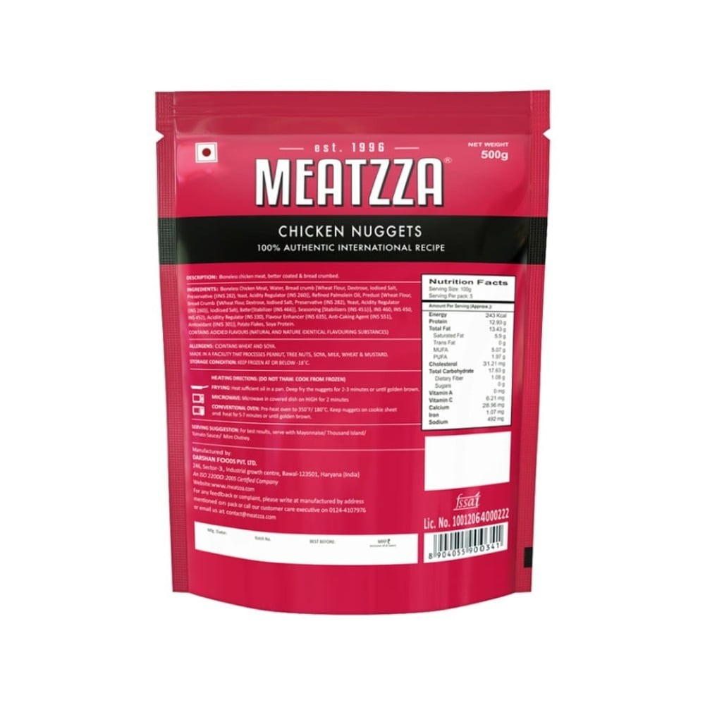 Meatzza Chicken Nuggets (Frozen)