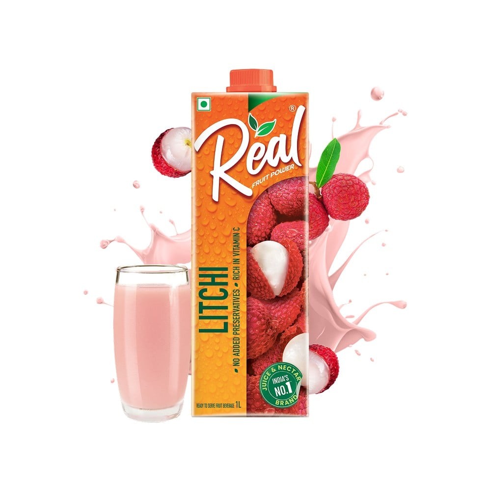 Real Fruit Power Litchi Juice - 1 ltr