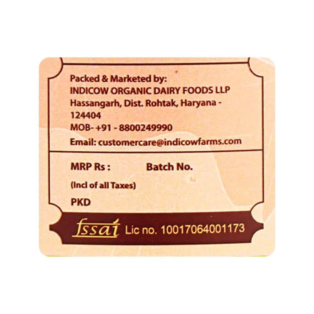 Indicow A2 Kankrej Bilona Cow Ghee