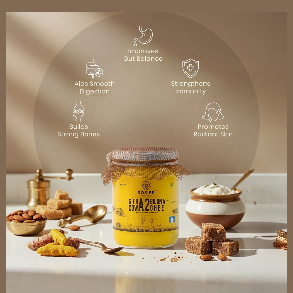 Rosier Bilona A2 Gir Ghee (Made from Curd)