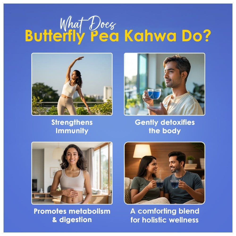 Blue Tea Butterfly Pea Flower Kahwa