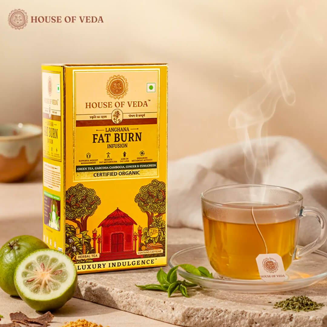 House of Veda Fat Burn Herbal Tea (Langhana)