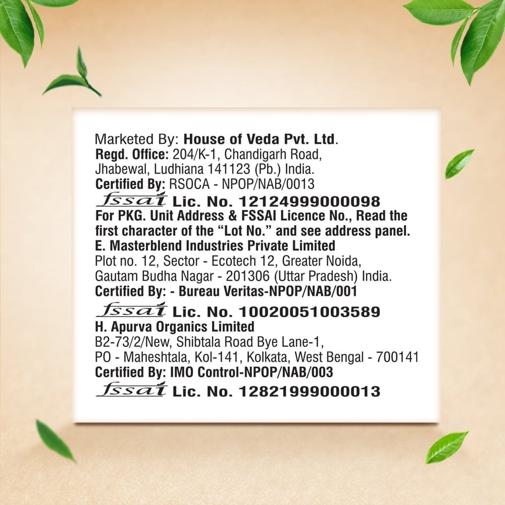 House of Veda Nirvana Vedic Infusion Flavoured Green Tea Bags