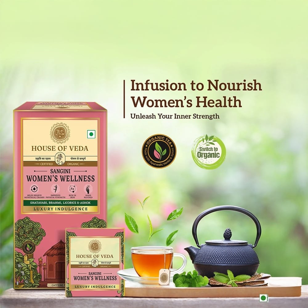 House of Veda Sangini Women Wellness Infusion Tea Bags