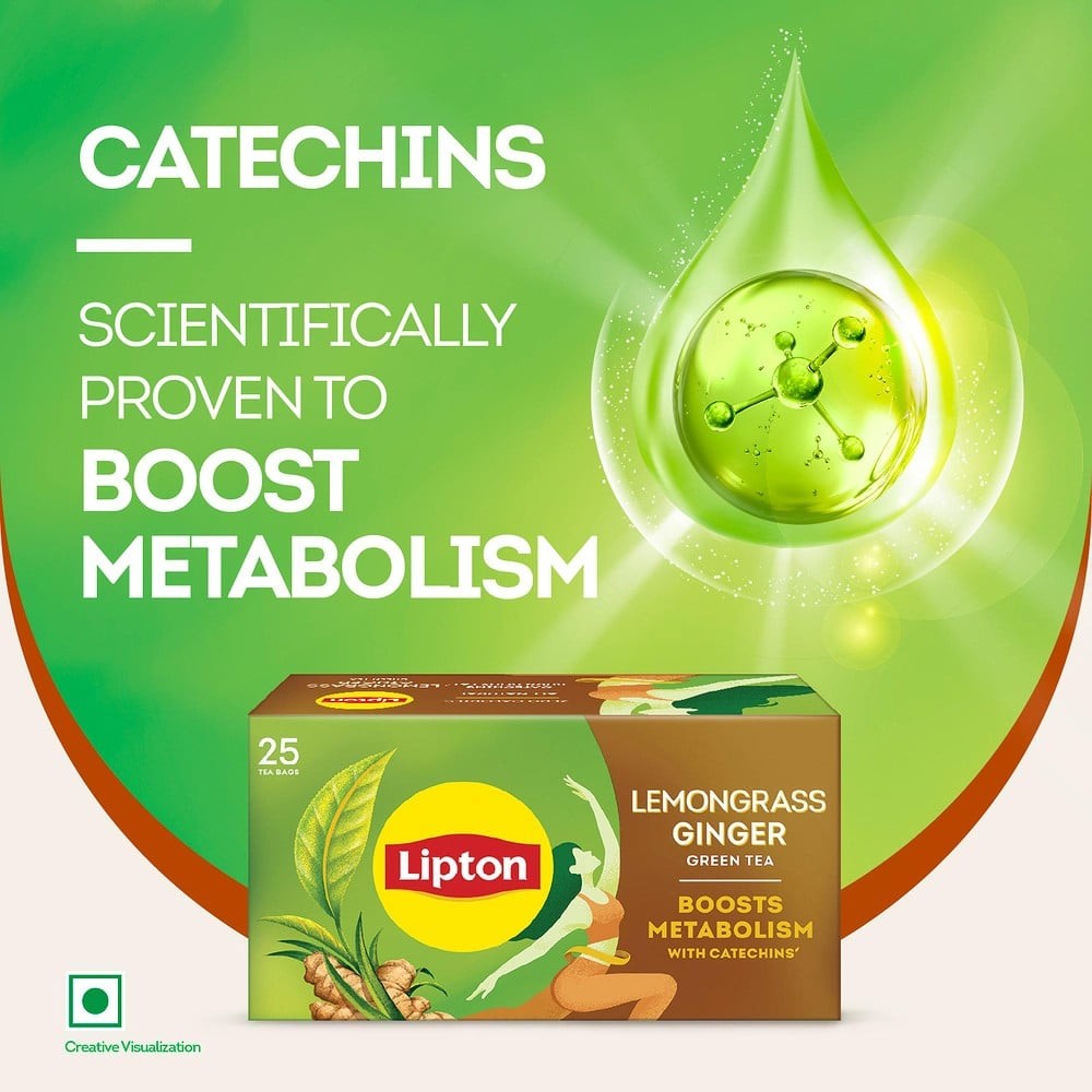 Lipton Lemongrass Ginger Green Tea Bags
