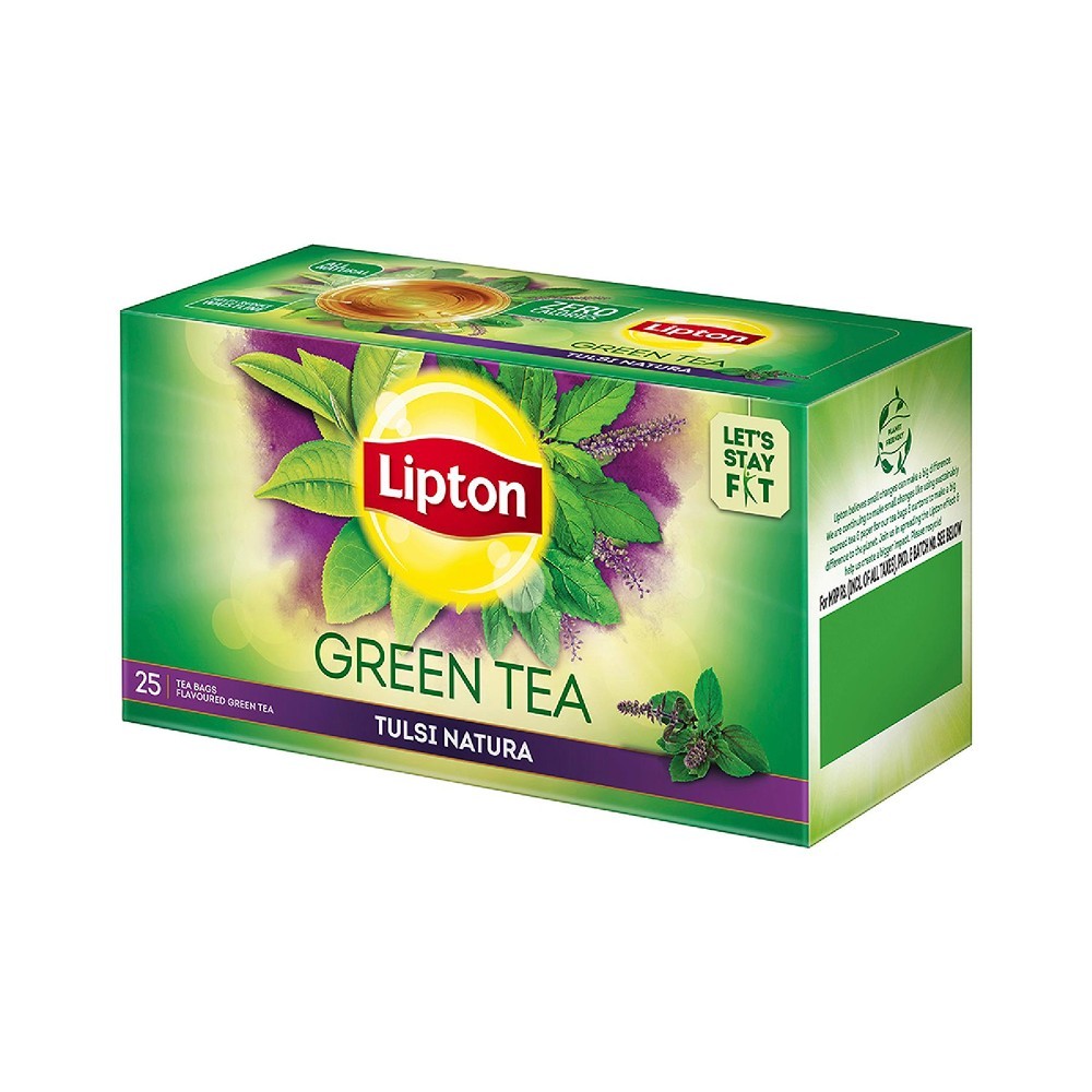 Lipton Tulsi Natura Green Tea Bags