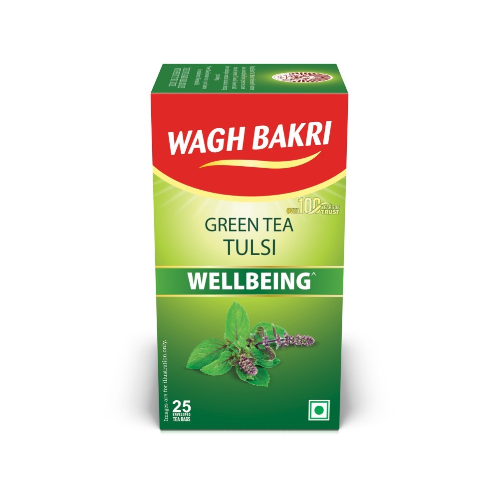Wagh Bakri Tulsi Green Tea