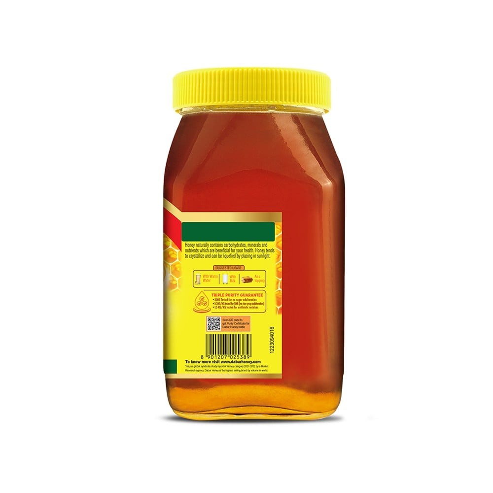 Dabur Honey - World's No.1 Honey Brand (No Sugar Adulteration)