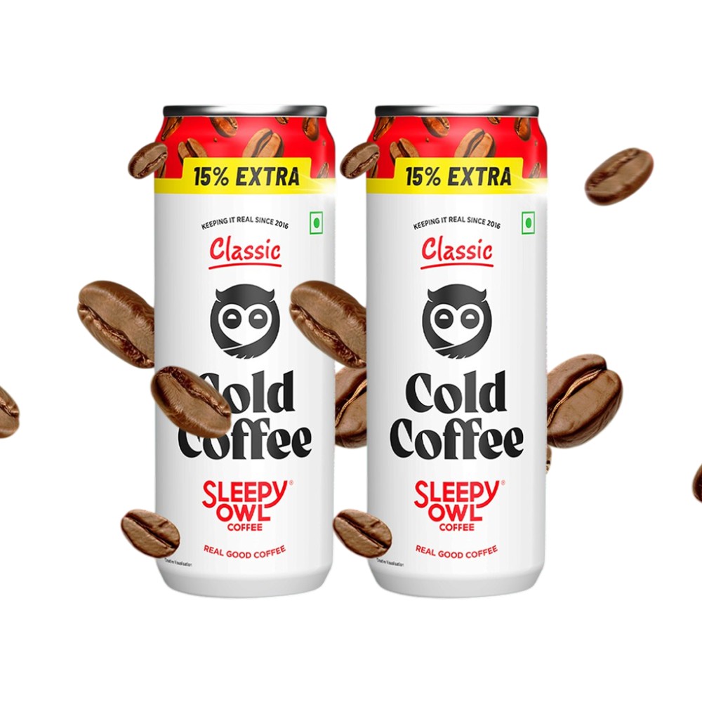 Sleepy Owl Classic Cold Coffee Can