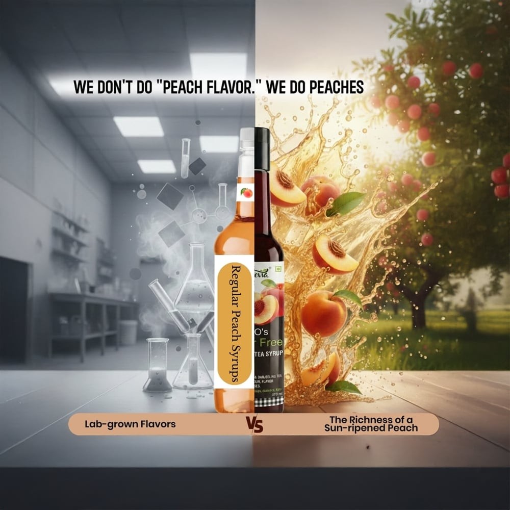 Vistevia Peach Iced Tea Syrup