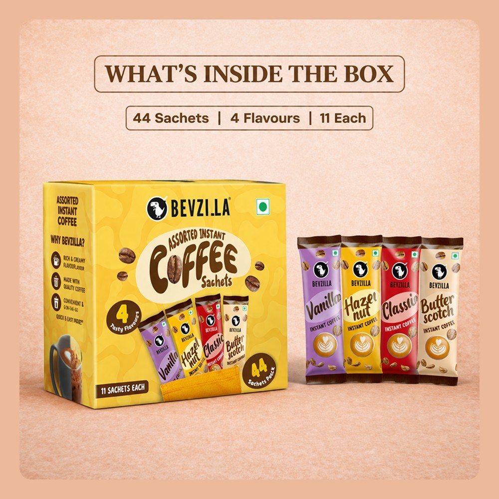 Bevzilla Assorted Instant Coffee Sachets