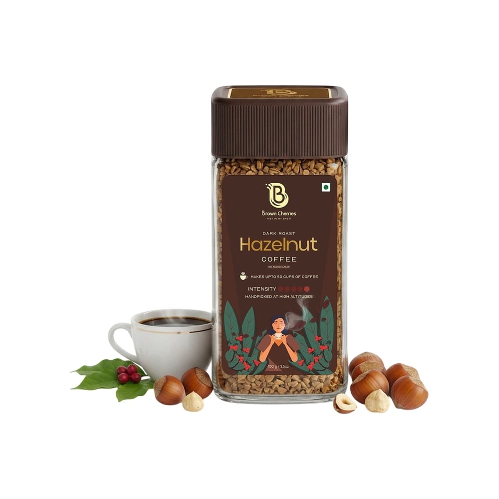 Brown Cherries Dark Roast Hazelnut Instant Coffee