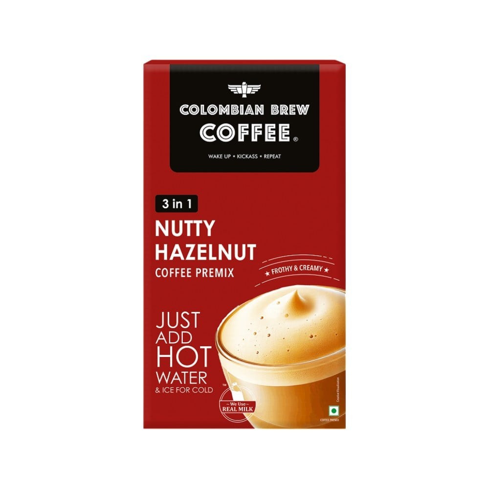 Colombian Brew Coffee Hazelnut Coffee Premix