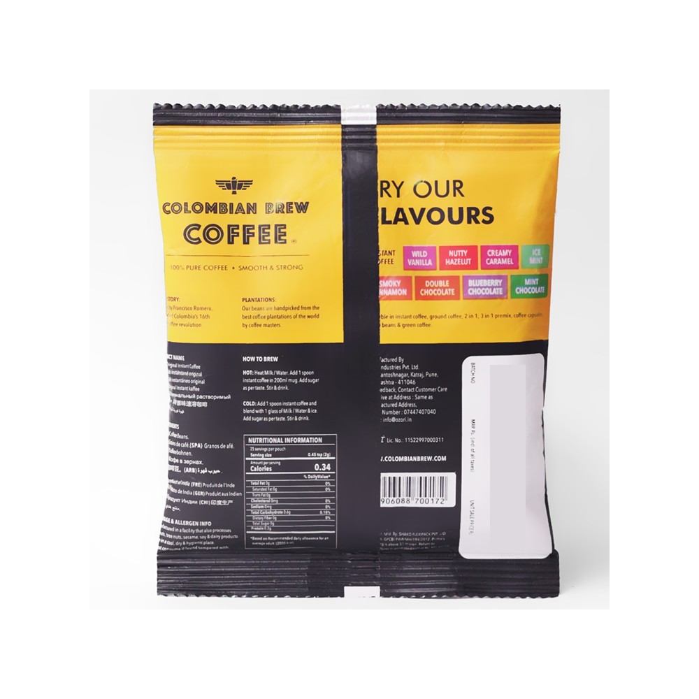 Colombian Brew Coffee Original Instant Coffee